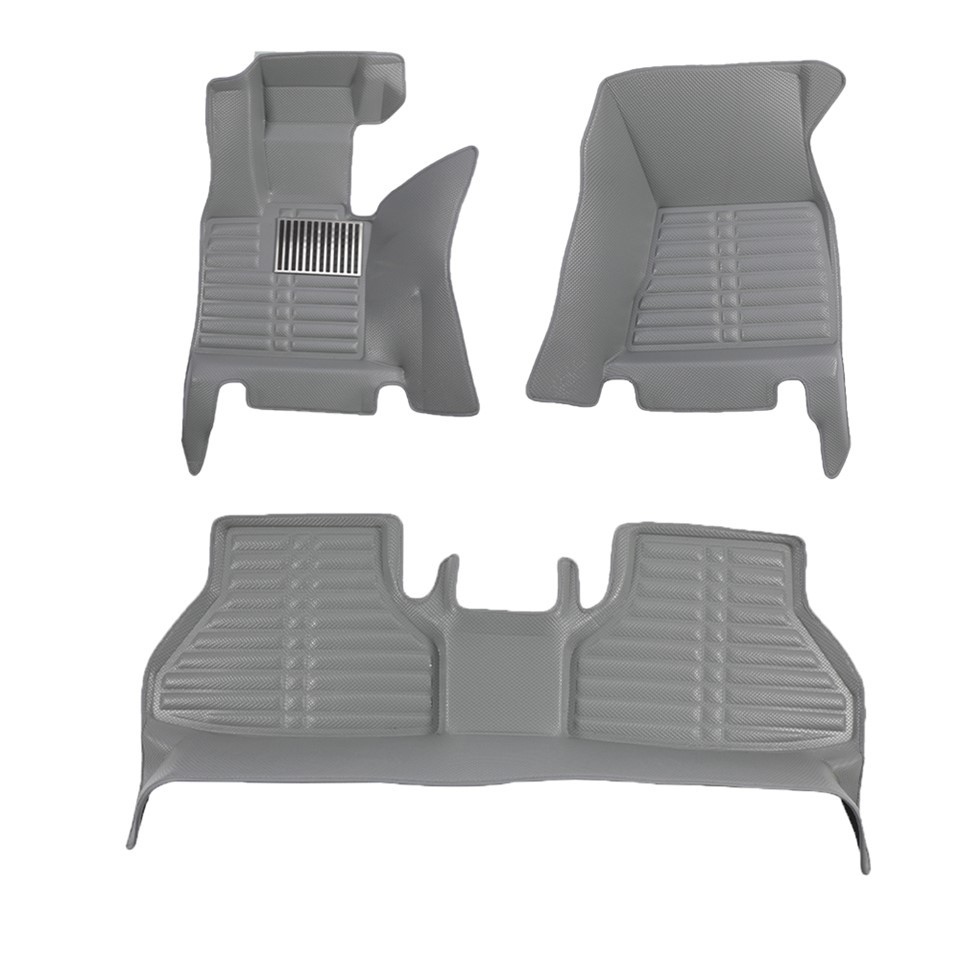 অ্যান্টি-ফ্যাটিগ প্যাড সহ 5 ডি ইভা গাড়ি মেঝে ম্যাটগুলি