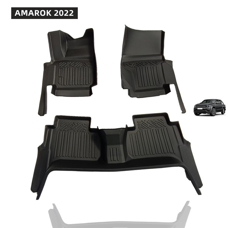 গাড়ির অভ্যন্তরের জন্য 5D TPE কার ম্যাট ওয়াটারপ্রুফ রাবার ম্যাট ব্যবহার করুন